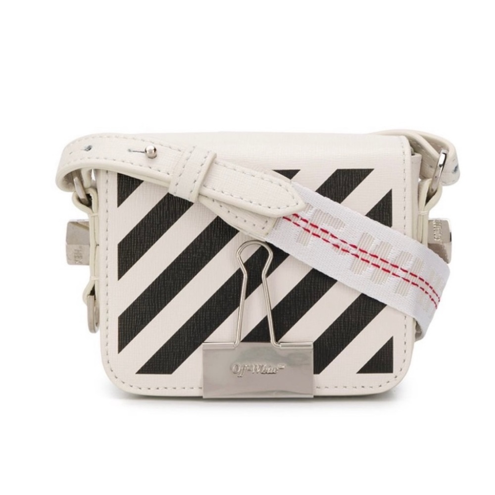 Off-White Baby Flap Diag Bag